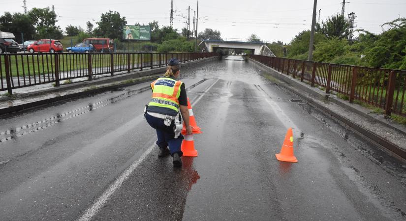 Félpályás útlezárás lesz szerdán a szolnoki Pozsonyi úti aluljárónál