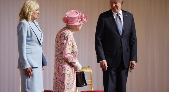 II. Erzsébet királynőnél járt Joe Biden és a First Lady
