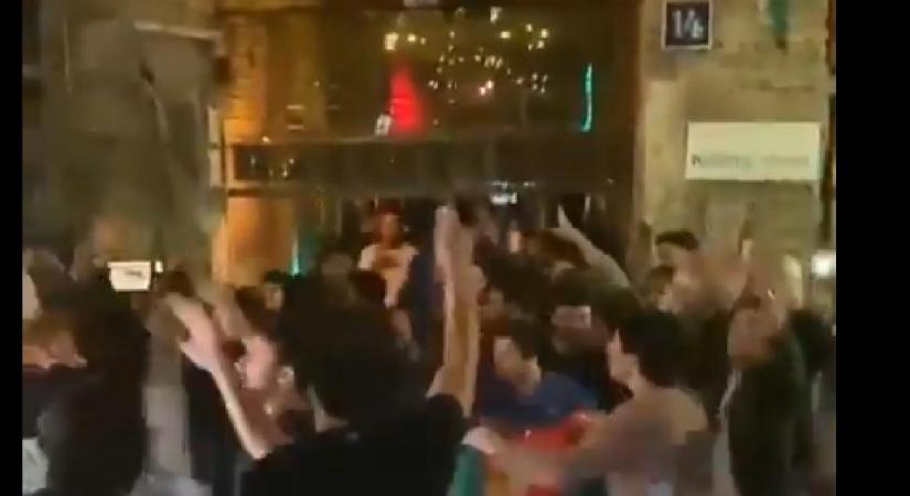 A portugál szurkolók őrületes hangulatban éltették csapatukat Budapest szívében - videó