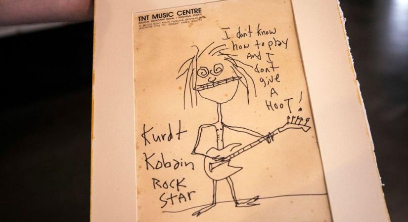 5 millió dollárt fizettek Kurt Cobain karikatúrájáért