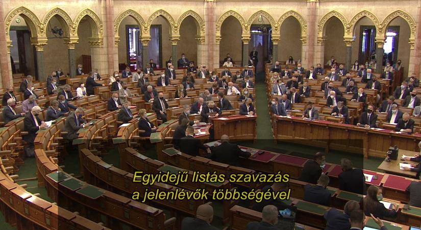 Több mint 20 előterjesztésről szavazott az Országgyűlés