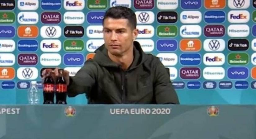 Ezt reagálta a Coca-Cola arra, hogy Ronaldo fintorogva kijelentette, "igyatok vizet"