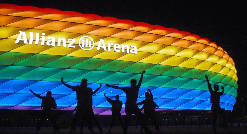 Szivárványszínekkel világítanák ki a müncheni stadiont a német–magyar meccsen? Nem valószínű, hogy az UEFA belemegy ebbe