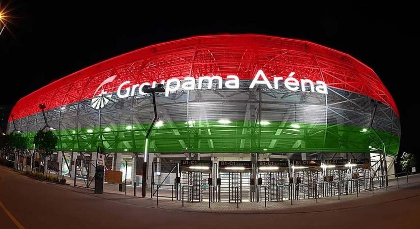 Nemzeti színekben fog pompázni a Groupama Aréna a németek elleni meccs alatt