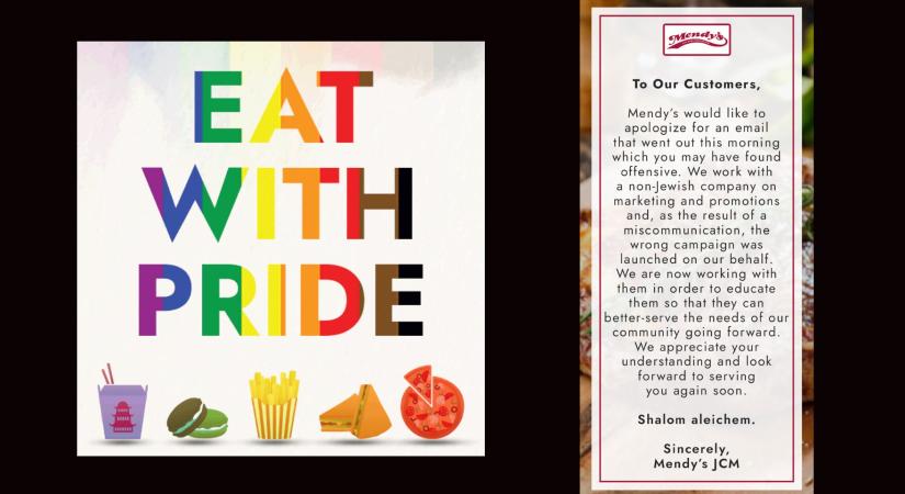 Véletlenül Pride-os akciót hirdetett két New York-i kóser étterem