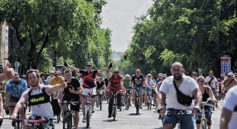 15 ezren tekertek az I bike Budapest felvonuláson