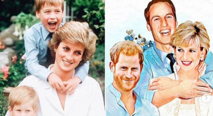 Így nézne ki a brit királyi család, ha Diana még mindig élne