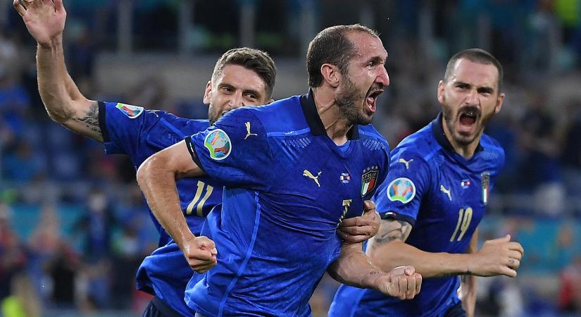 Chiellini kezdőként térhet vissza az olasz csapatba a belgák elleni Eb-negyeddöntőben