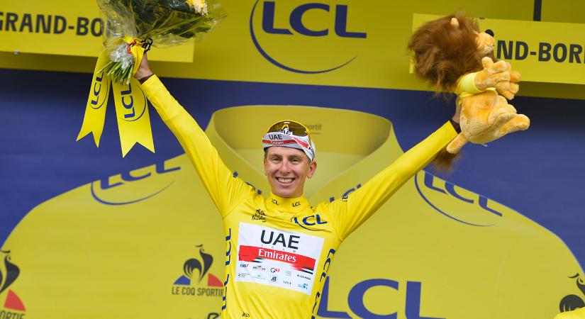 A címvédő Tadej Pogacar átvette a vezetés a Tour de France nyolcadik szakaszán