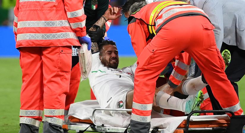 Fél évet kell kihagynia az Eb-negyeddöntőben megsérülő olasz focistának