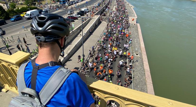 Júniusban rekordot döntött a kerékpárosok száma Budapesten