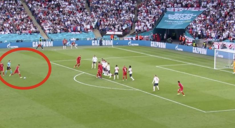 Az angoloknak lőtték az Eb legszebb gólját a dánok – VIDEÓ