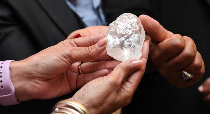 Megtalálták a világ harmadik legnagyobb gyémántját