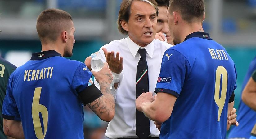 Roberto Mancini szerint egy dologra nagyon kell majd figyelniük az olasz játékosoknak az Eb-döntőben