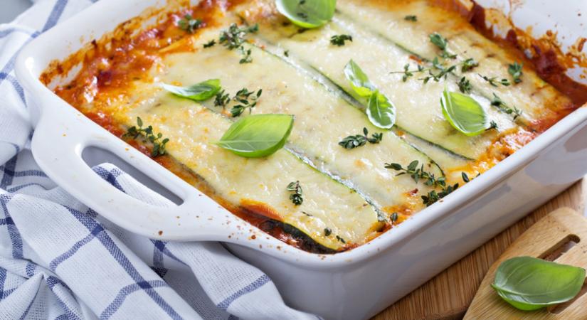Isteni lasagne cukkinialappal: tápláló, mégis kalóriaszegény főétel