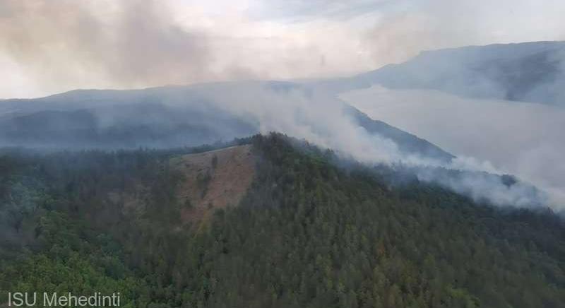 Eloltották a tüzet a Vaskapu Nemzeti Parkban