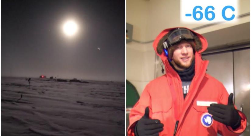 Ilyen az élet a Déli-sarkon! Már az Antarktiszról is TikTok-videókat posztolnak