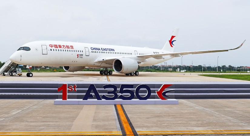 Átadta az első, Kínában befejezett A350-est az Airbus