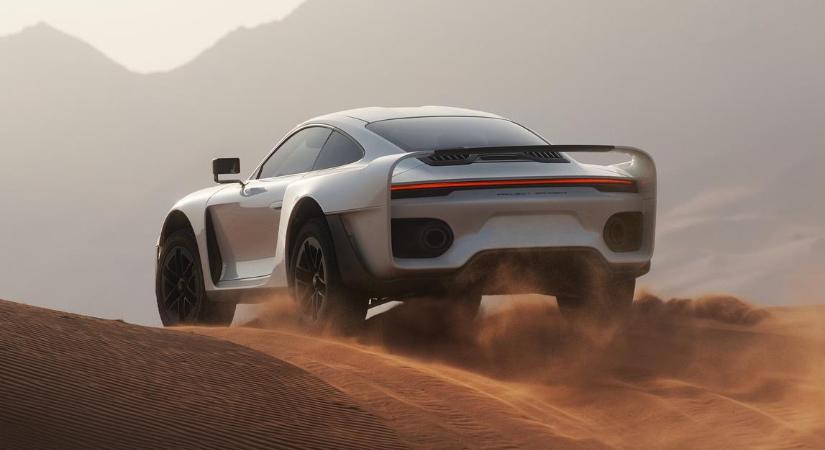 Szörnyeteggé alakult egy Porsche, mintha a Dakarról érkezett volna