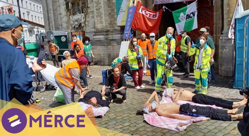 A belga kormány félmegoldásokkal próbál segíteni a május óta éhségsztrájkoló, dokumentum nélküli bevándorlókon