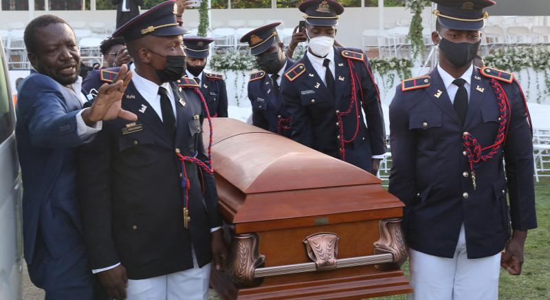 Lövöldözés Jovenel Moise haiti elnök temetésén