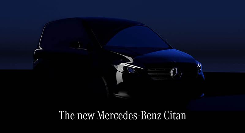Jön a vadonatúj Mercedes-Benz Citan – itt az első ízelítő
