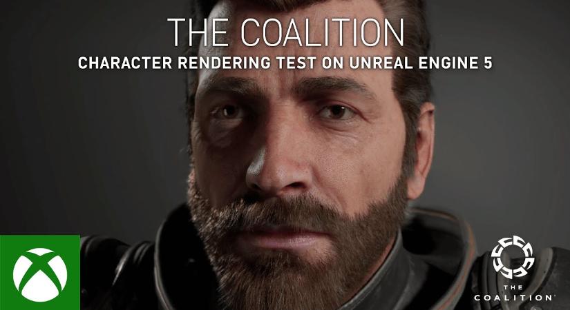 Brutális tech demót villantott a Gears 5 fejlesztőcsapata az Unreal Engine 5-tel