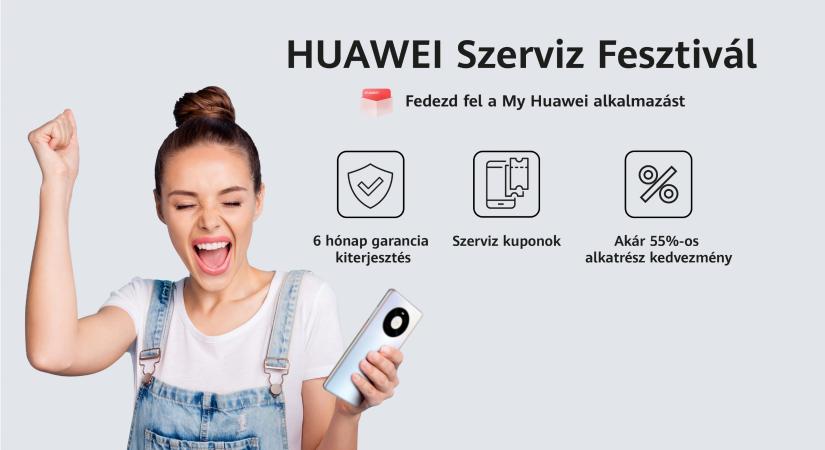 Hat hónappal meghosszabbodik a Huawei mobilok jótállása