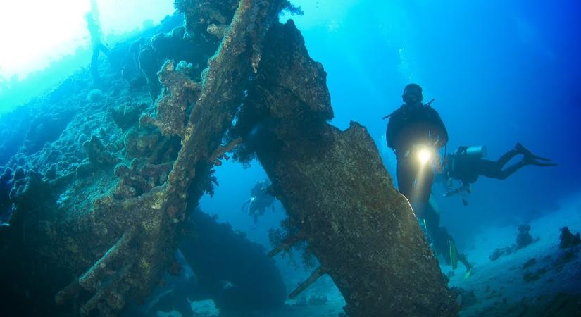Csaknem száz méter mélyben találtak római kori hajóroncsot