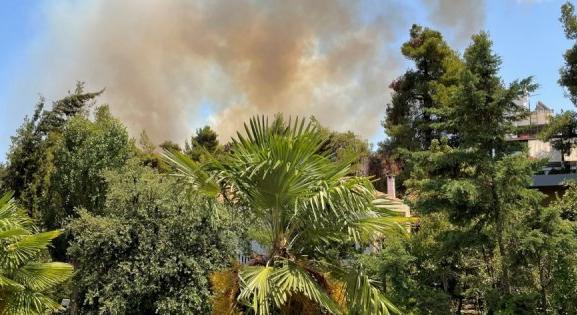 Házak semmisültek meg Görögországban a rendkívüli szárazság miatti bozóttüzekben