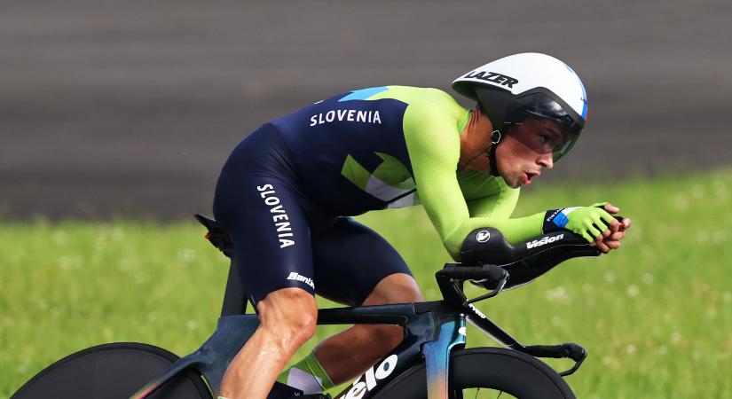 Primoz Roglic az országúti kerékpárosok időfutamának olimpiai bajnoka