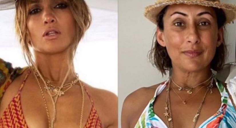 Lemásolta J. Lo bikinis fotóját az 51 éves műsorvezetőnő: a testpozitív üzenetét imádták a rajongók