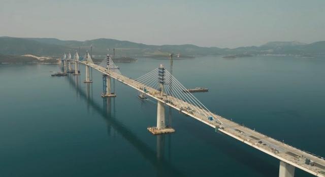 Horvátország két országrésze egyesült ezzel a 2,4 km-es híddal