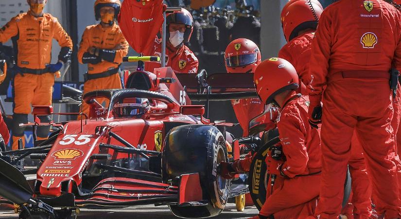 Sainz szerint a magyar hőség segíthet a Ferrarinak elmaszkolni a gumiproblémáikat