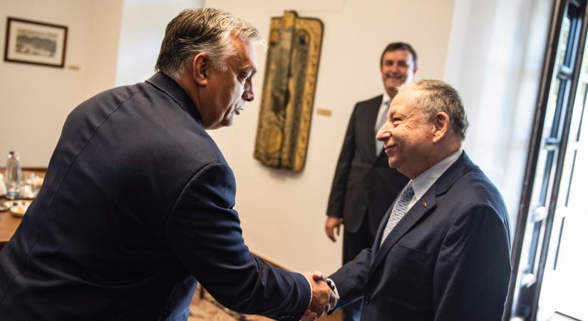 Orbán Viktor fogadta a Nemzetközi Automobil Szövetség elnökét