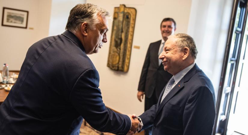 Jean Todt meglátogatta Orbán Viktort