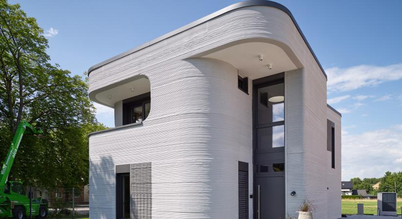 Az építkezés jövője: átadták Németország első 3D beton nyomtatással készült házát