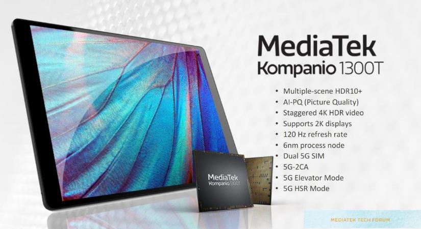 Tabletekbe szánják a MediaTek Kompanio 1300T chipsetet
