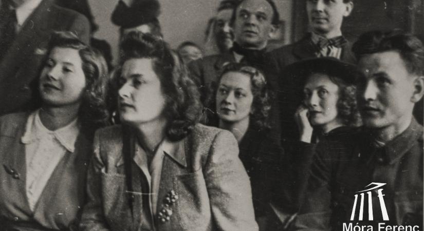 Karády Katalin, Kelly Anna és Sárosi György a szegedi katonakórházban, annó 1943