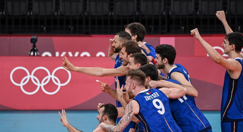 Olaszország negyeddöntős férfi röplabdában, kikaptak az oroszok