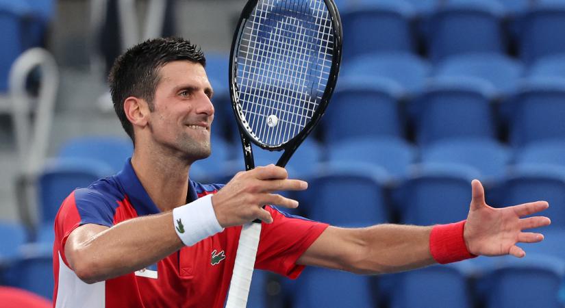 Djokovic eldobta, majd eltörte az ütőjét, végül elveszítette a bronzmeccset