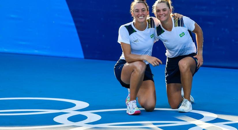 Rövidítés után nyerték meg a brazil teniszezők a női páros bronzmeccsét az olimpián