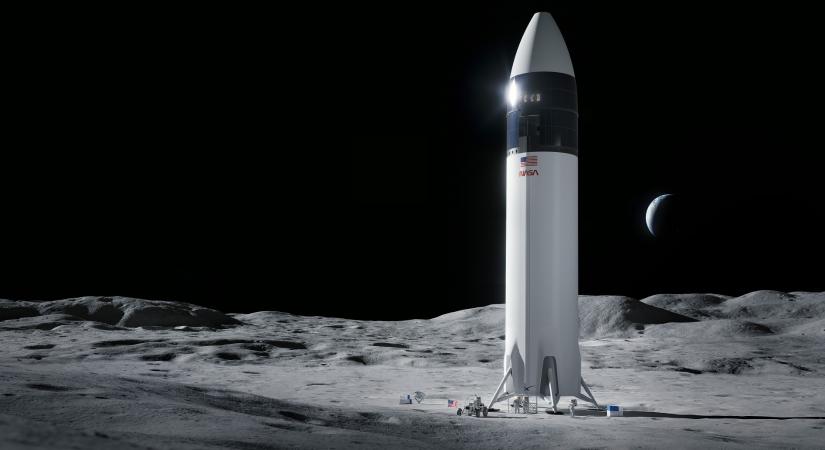 Döntött az USA számvevőszéke: egyedül a SpaceX épít leszállóegységet a Holdra szálláshoz