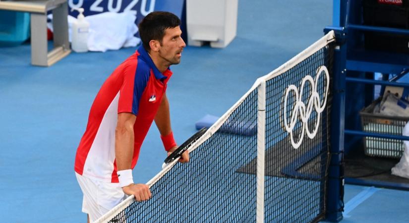 Djokovic sérülés miatt visszalépett a vegyes páros bronzmeccsétől