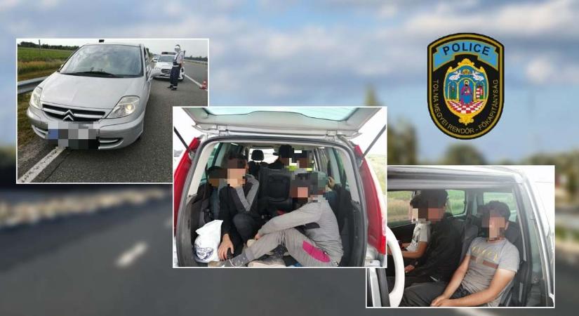 Letartóztatásban a Sárközi pihenőnél elfogott szerb embercsempész