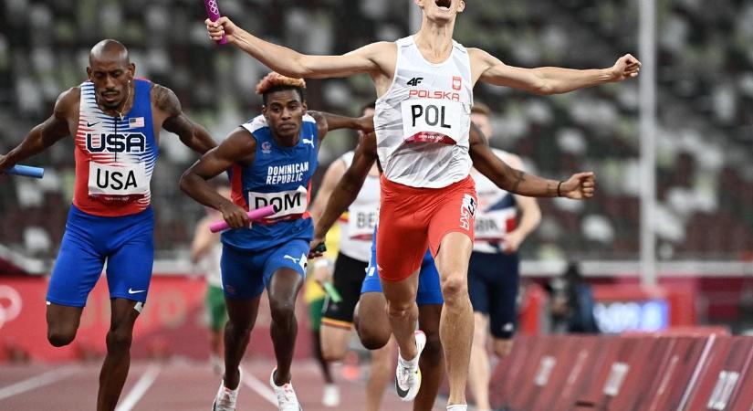 Tokió 2020: meglepetés, a lengyel futóváltó aranyérmes lett