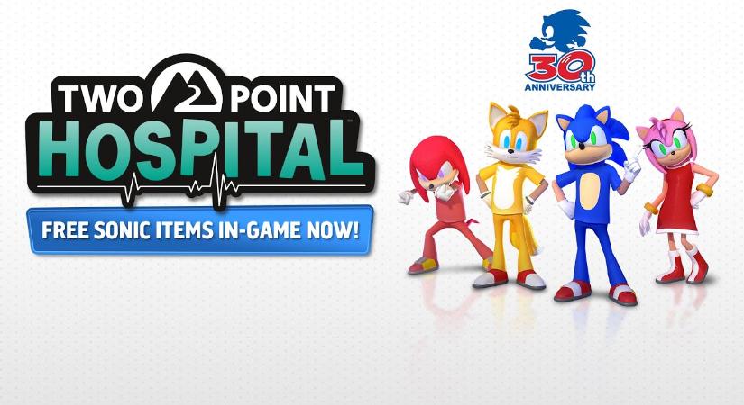 Sonic és a kompániája megérkezett a Two Point Hospitalba