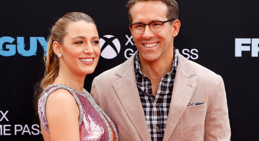 Ryan Reynolds felesége pink, kivágott estélyiben premierezett: a 3 gyerekes Blake Lively mindenkit elvarázsolt