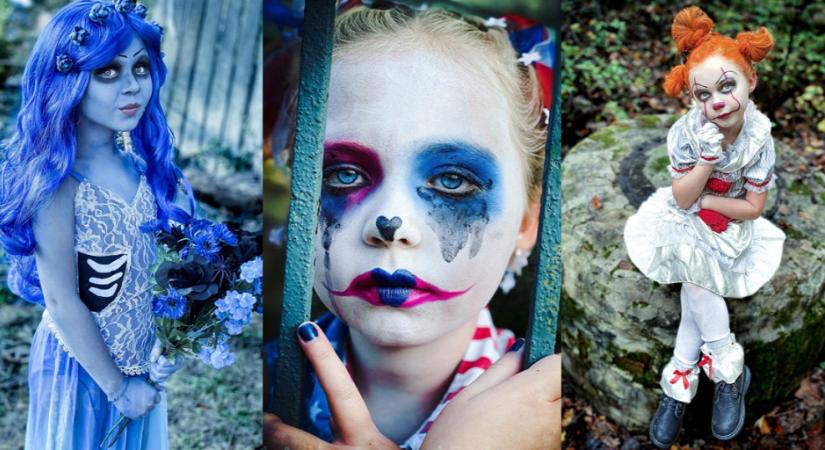 Ez a hétéves kislány a legfélelmetesebb horror- rémek bőrébe bújik - Galéria (18+)