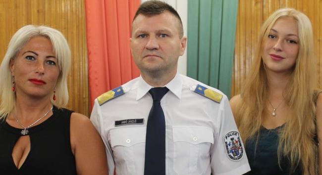 Kazincbarcikai rendőr kapta a Tündik Csaba-díjat